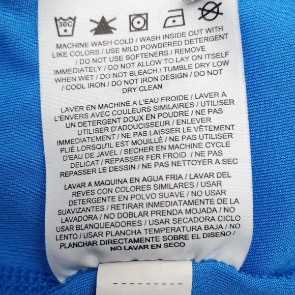 Nike Running Ladies Size 2X Royal Blue Straight Fit Dri-Fit Long Sleeve Top - Picture 5 of 13